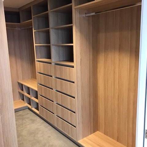 COLOURED WARDROBE FINISHES